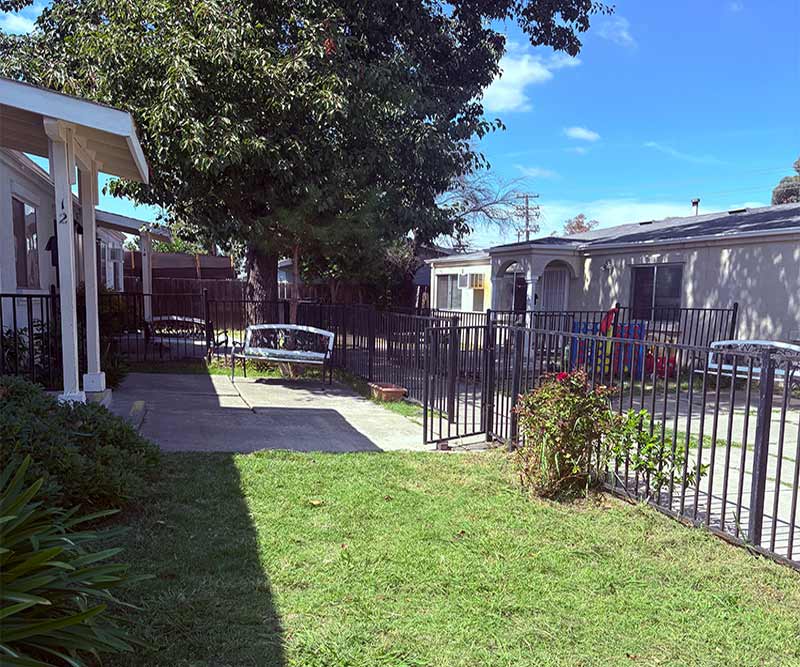 Wollam porch / front yard area