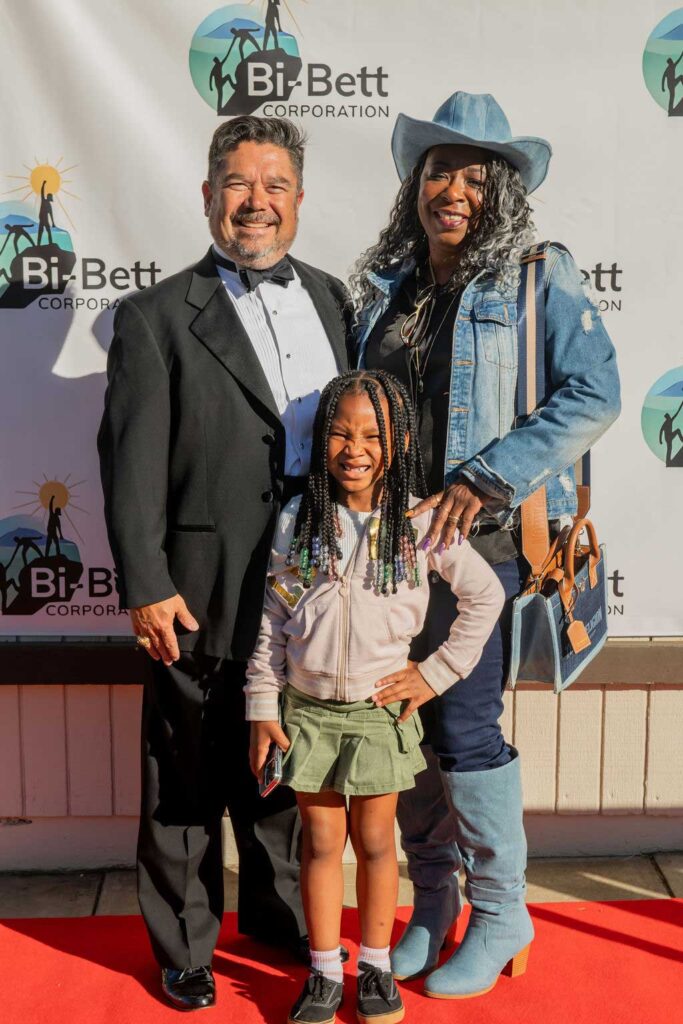 CEO Devan Cross with stars of the documentary, Orchid Site Coordinator Darlene Mitchell and her grand-daughter